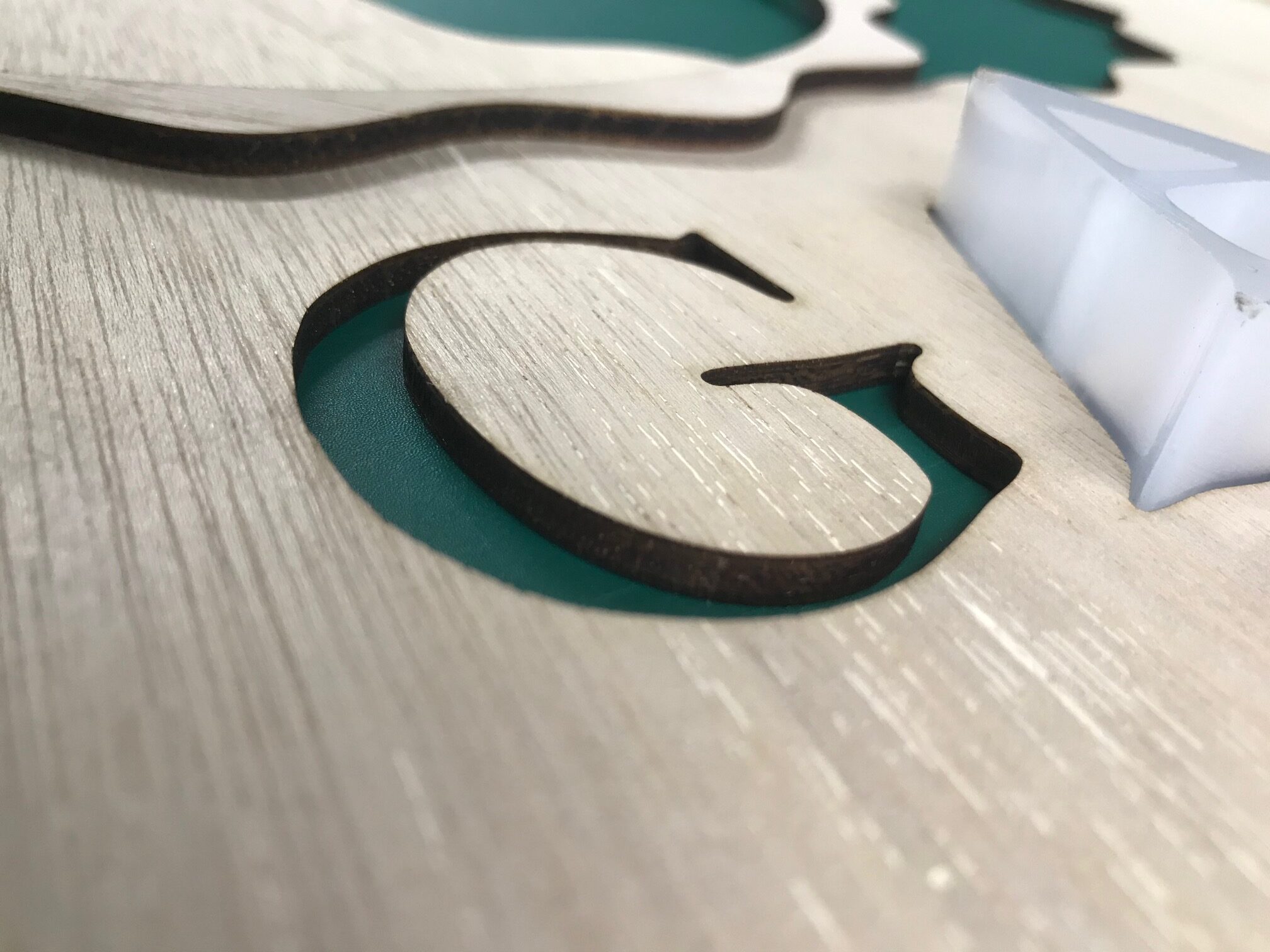 切り文字等 施工後